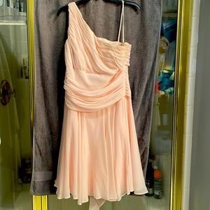 B2 Jasmine One Shoulder Dress / Bridesmaid Dress Pale Pink